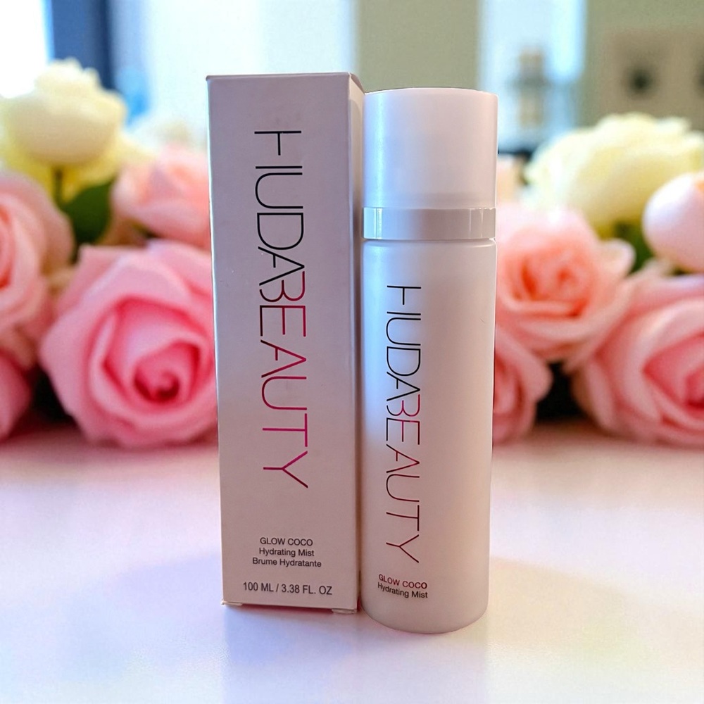 💎 Huda Beauty Glow Coco Hydrating Mist 3.38 fl.oz. Full-Size New in Box
